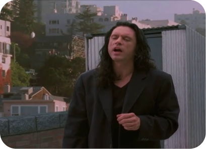 The oh hi mark scene from the room